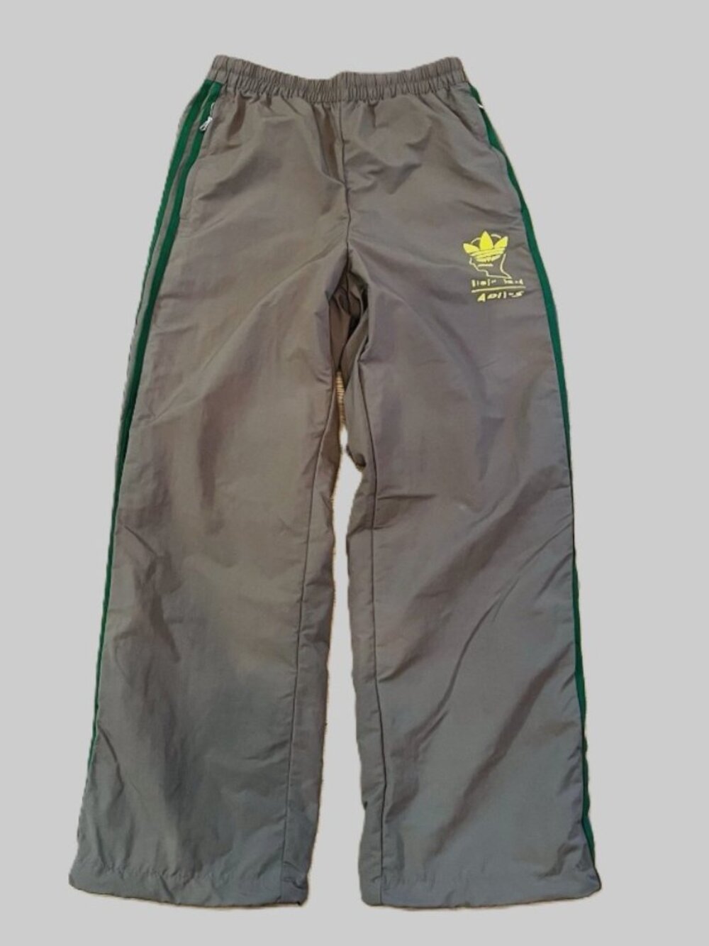Adidas Originals Brain Dead Track Pants Branch Brown Khaki JN2410, Men's Size XL